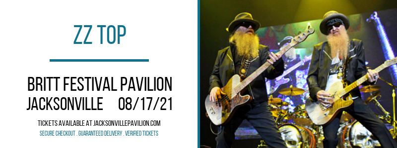 ZZ Top at Britt Festival Pavilion tickets ZZ Top at Britt Festival Pavilion