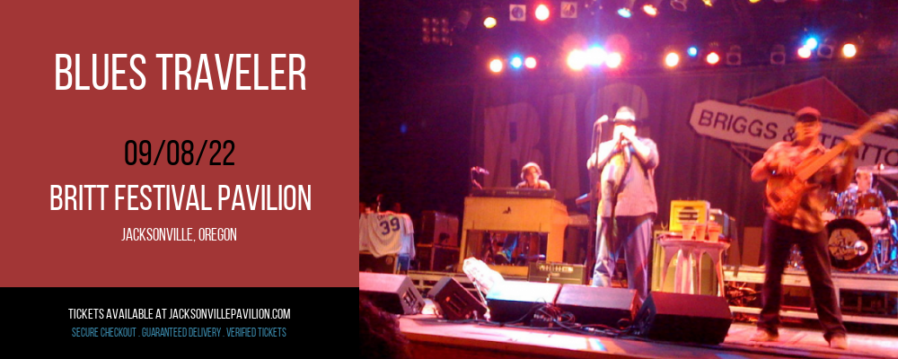 Blues Traveler at Britt Festival Pavilion tickets Blues Traveler at Britt Festival Pavilion