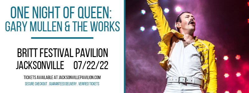 One Night of Queen: Gary Mullen & The Works at Britt Festival Pavilion tickets One Night of Queen: Gary Mullen & The Works at Britt Festival Pavilion