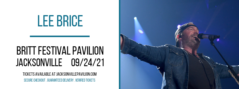 Lee Brice at Britt Festival Pavilion tickets Lee Brice at Britt Festival Pavilion
