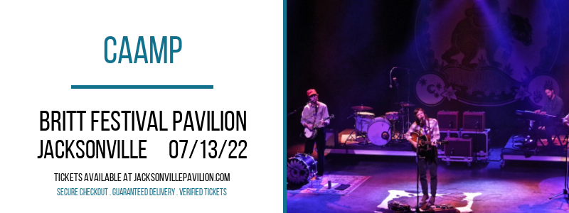 Caamp at Britt Festival Pavilion tickets Caamp at Britt Festival Pavilion