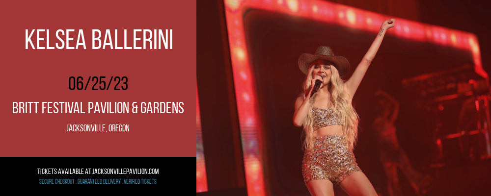 Kelsea Ballerini at Britt Festival Pavilion tickets Kelsea Ballerini at Britt Festival Pavilion