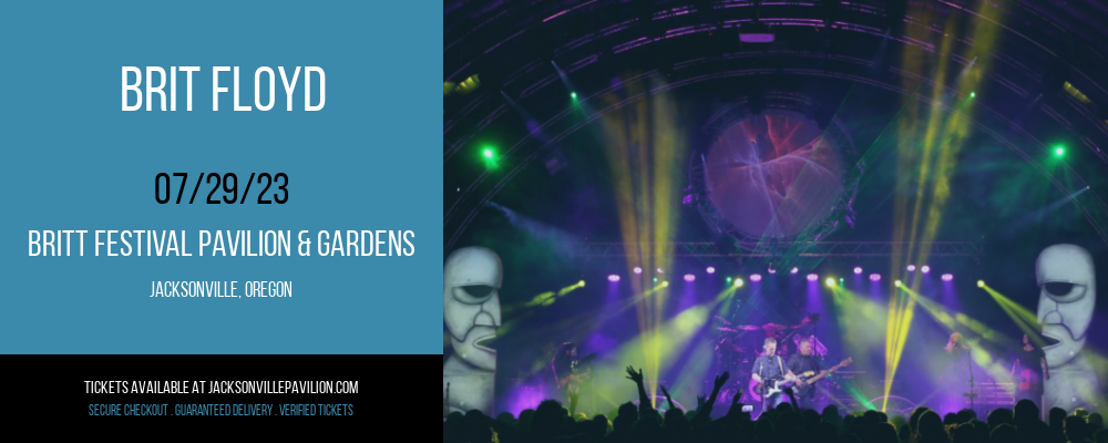 Brit Floyd at Britt Festival Pavilion tickets Brit Floyd at Britt Festival Pavilion