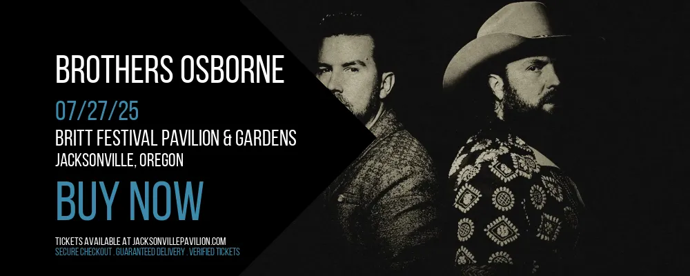 Brothers Osborne at Britt Festival Pavilion & Gardens