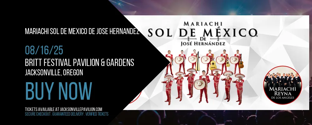 Mariachi Sol De Mexico De Jose Hernandez at Britt Festival Pavilion & Gardens