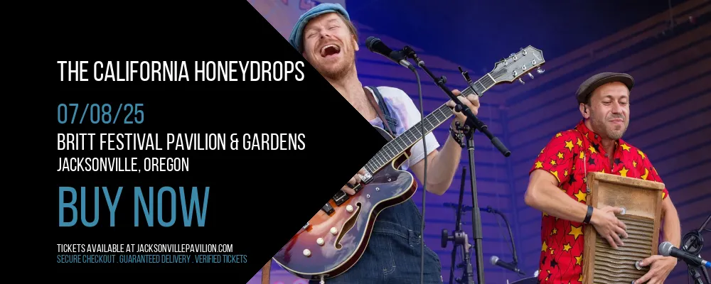 The California Honeydrops at Britt Festival Pavilion & Gardens