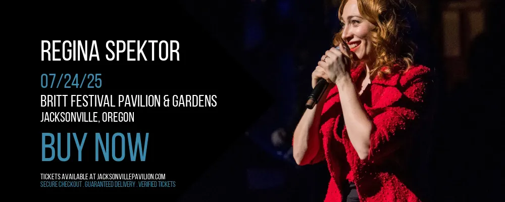Regina Spektor at Britt Festival Pavilion & Gardens