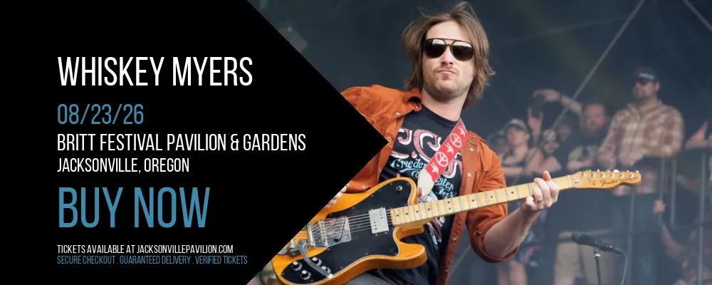 Whiskey Myers at Britt Festival Pavilion & Gardens