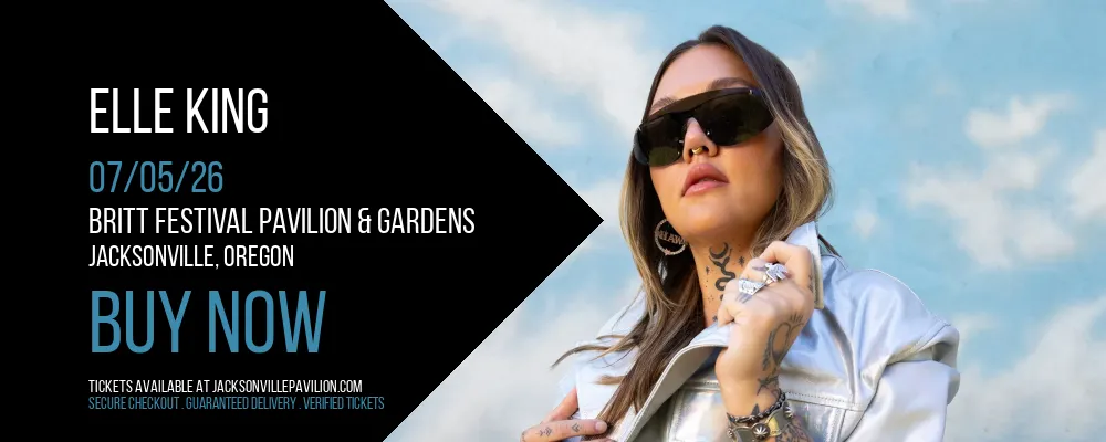 Elle King at Britt Festival Pavilion & Gardens