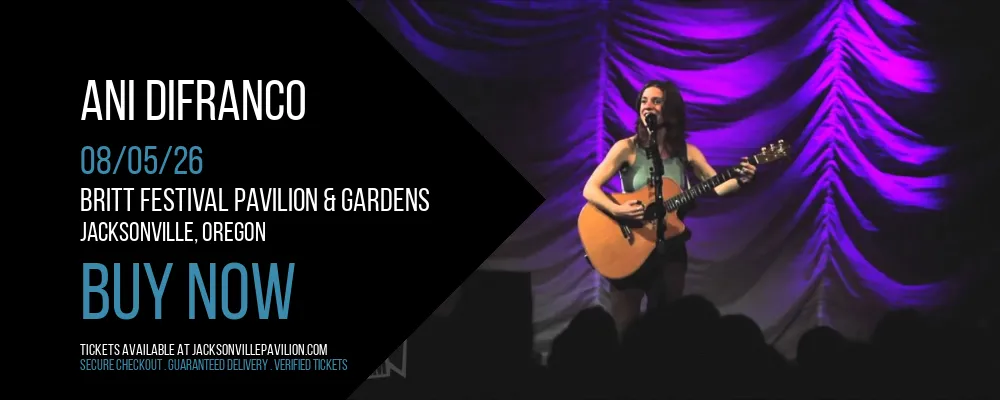 Ani DiFranco at Britt Festival Pavilion & Gardens