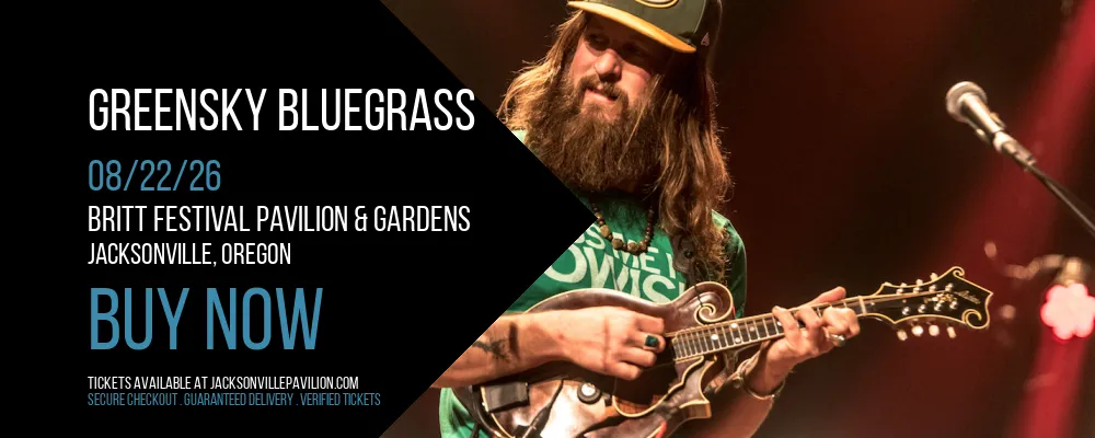 Greensky Bluegrass at Britt Festival Pavilion & Gardens