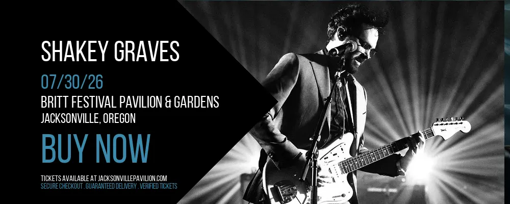 Shakey Graves at Britt Festival Pavilion & Gardens