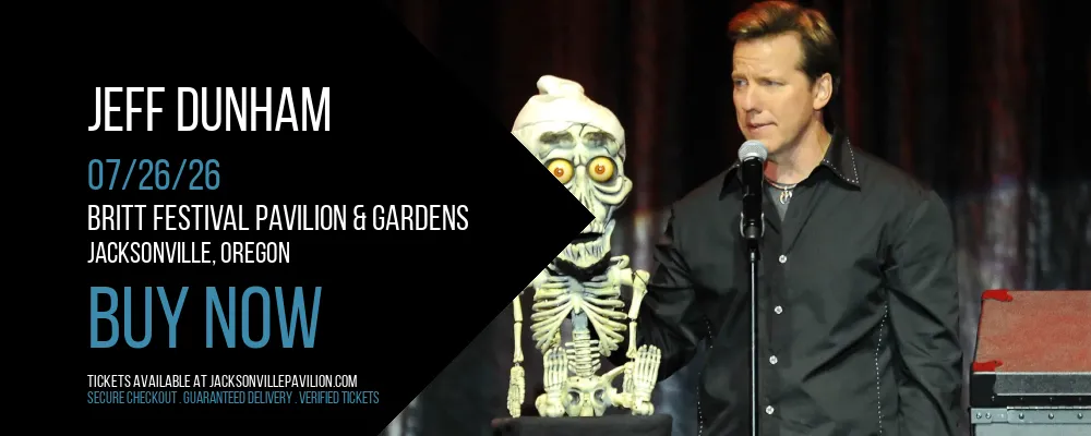 Jeff Dunham at Britt Festival Pavilion & Gardens