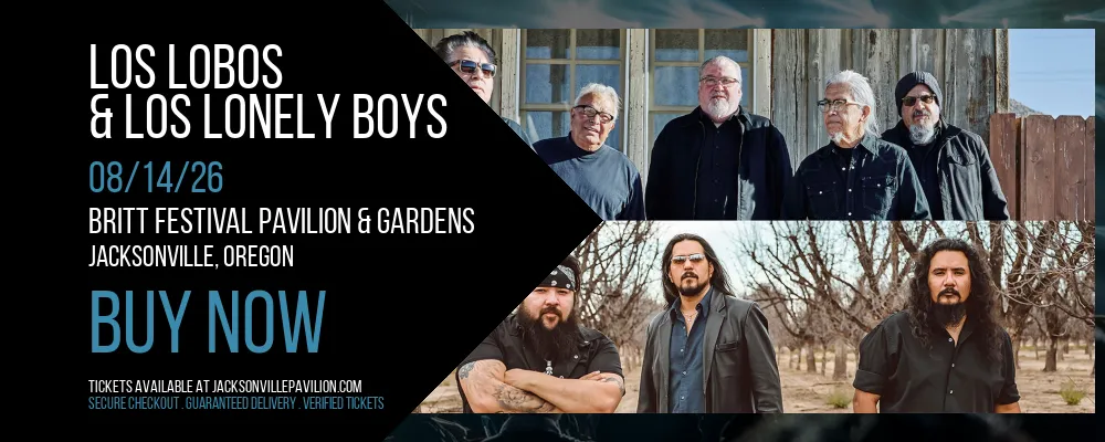 Los Lobos & Los Lonely Boys at Britt Festival Pavilion & Gardens