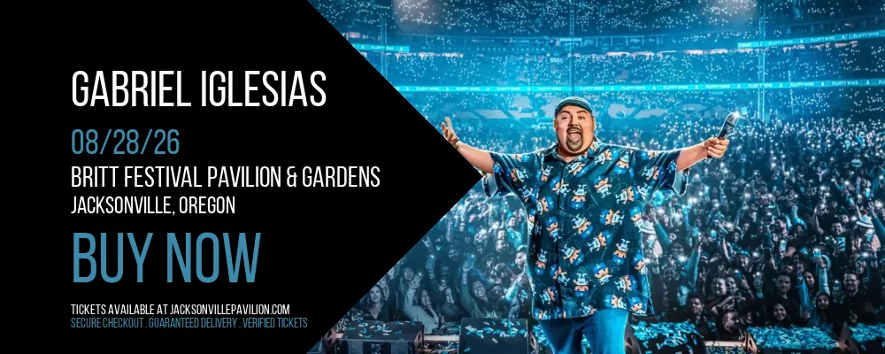 Gabriel Iglesias at Britt Festival Pavilion & Gardens