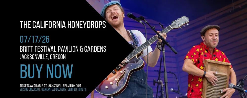 The California Honeydrops at Britt Festival Pavilion & Gardens