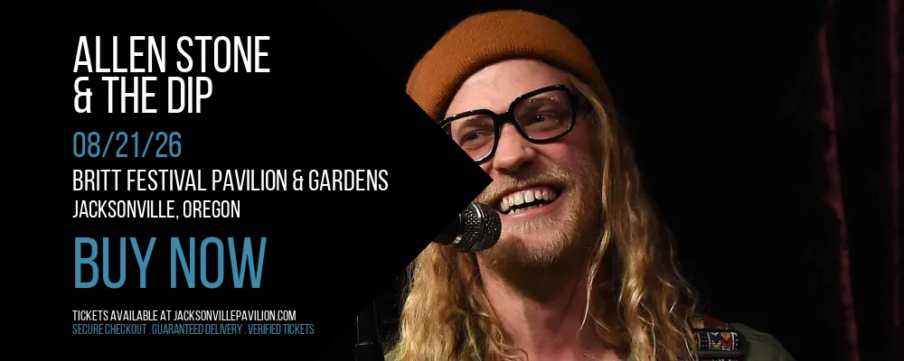 Allen Stone & The Dip at Britt Festival Pavilion & Gardens